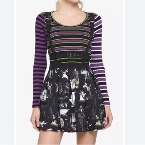 Hot Topic The Nightmare Before Christmas Harness Suspender Skirt Size 2X NWT